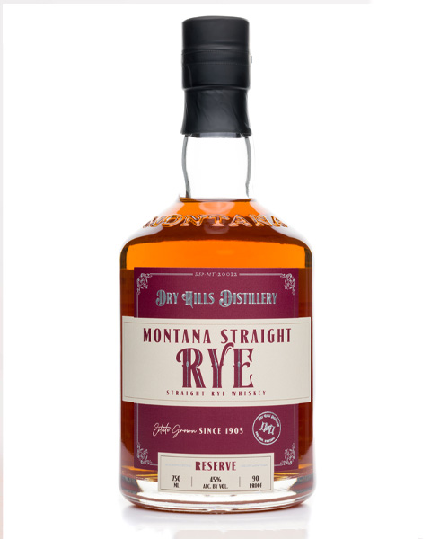 Montana Straight Rye Dry Hills Distillery