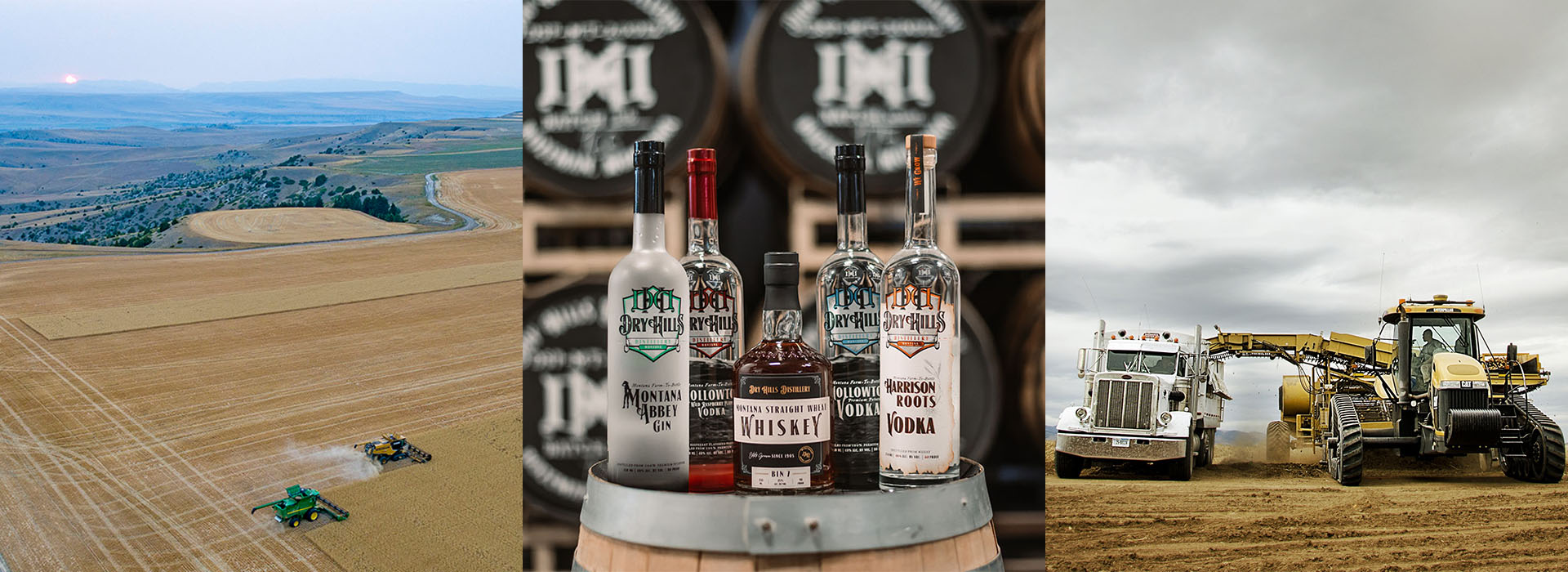 Montana Vodka Gin Whiskey Dry Hills Distillery